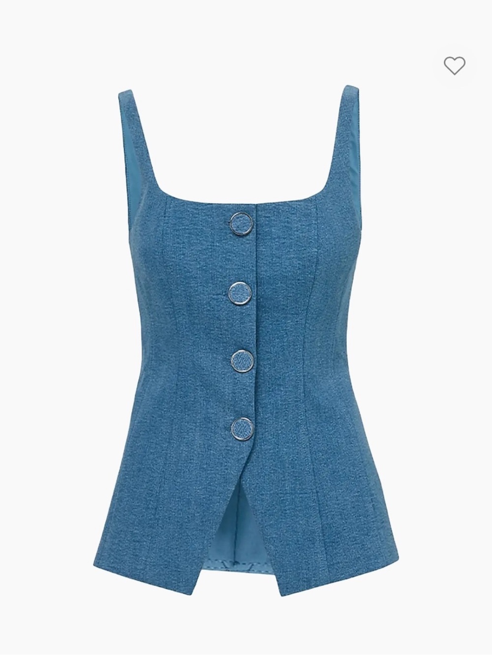 Veronica Beard 
Liana Tailored Stretch-Cotton Top